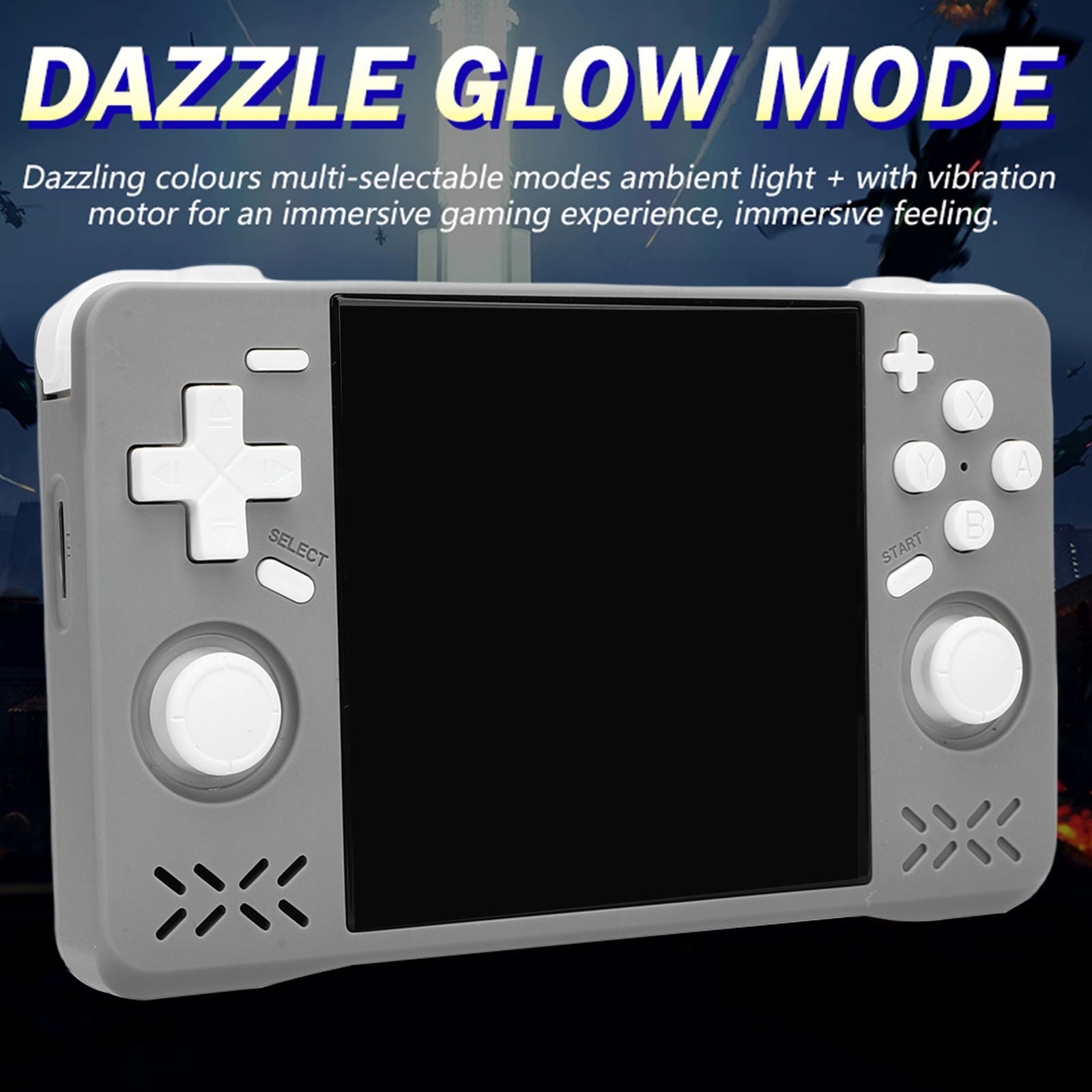 Retro Handheld Game Console 4in Screen 1.5GHz Portable Rechargeable Gaming GGAA