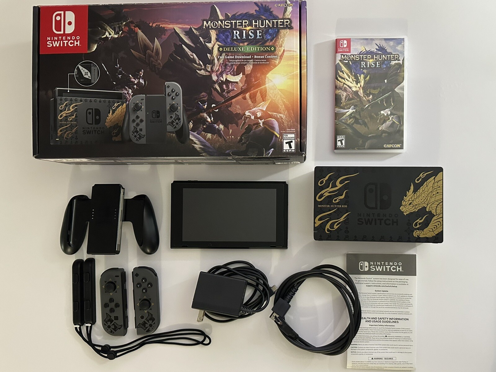 Nintendo Switch MONSTER HUNTER RISE Deluxe Edition System