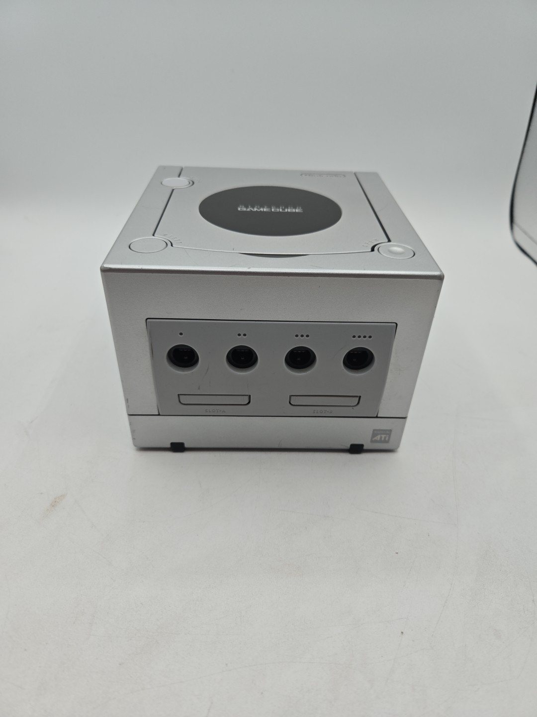 Nintendo GameCube 2001 Silver DOL-101 Console 2 Controller Bundle 2 Mem Card Oem