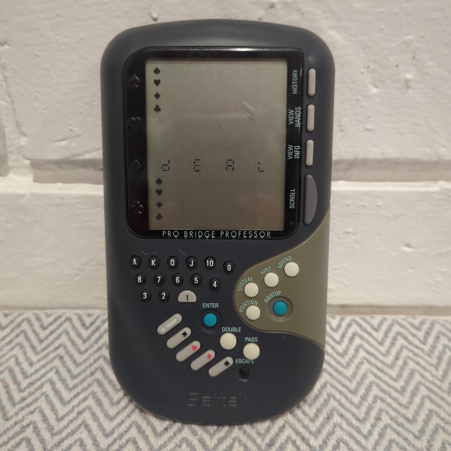 Saitek Pro Bridge Professor 627C Electronic Hand Held Portable Game System 1992