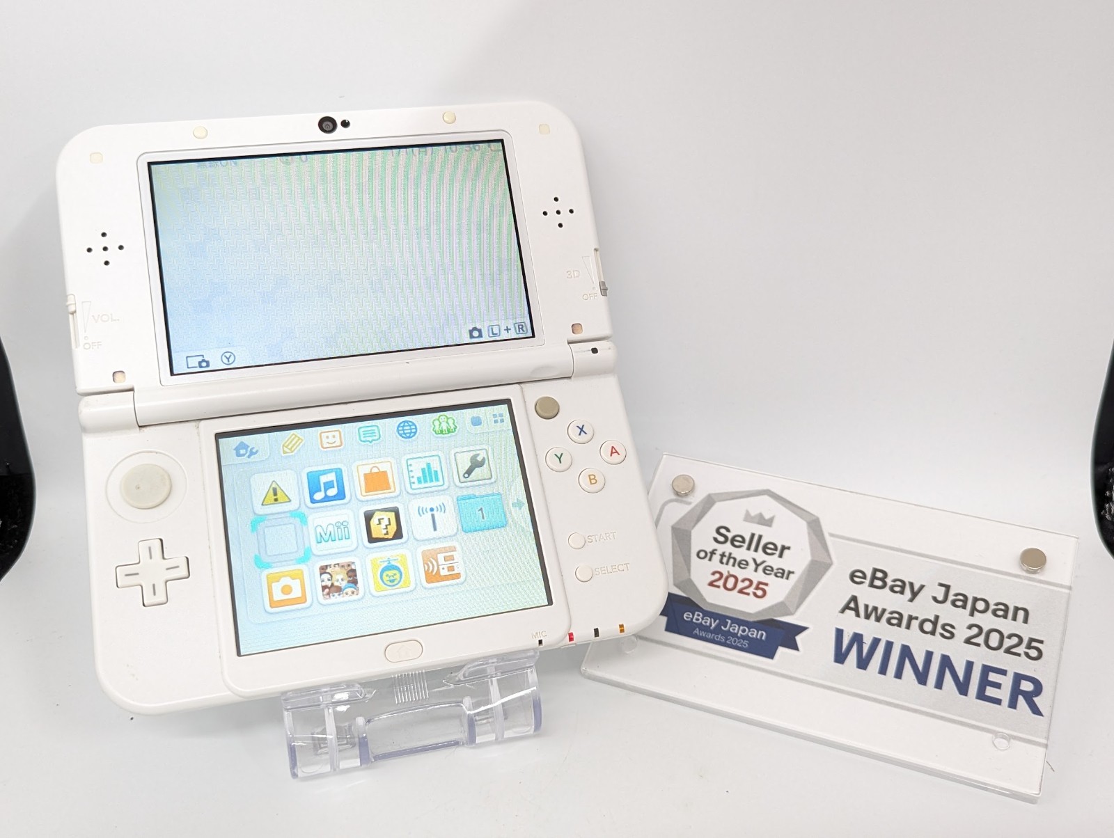 B1475 Nintendo new 3DS LL XL console Pearl White Japan x