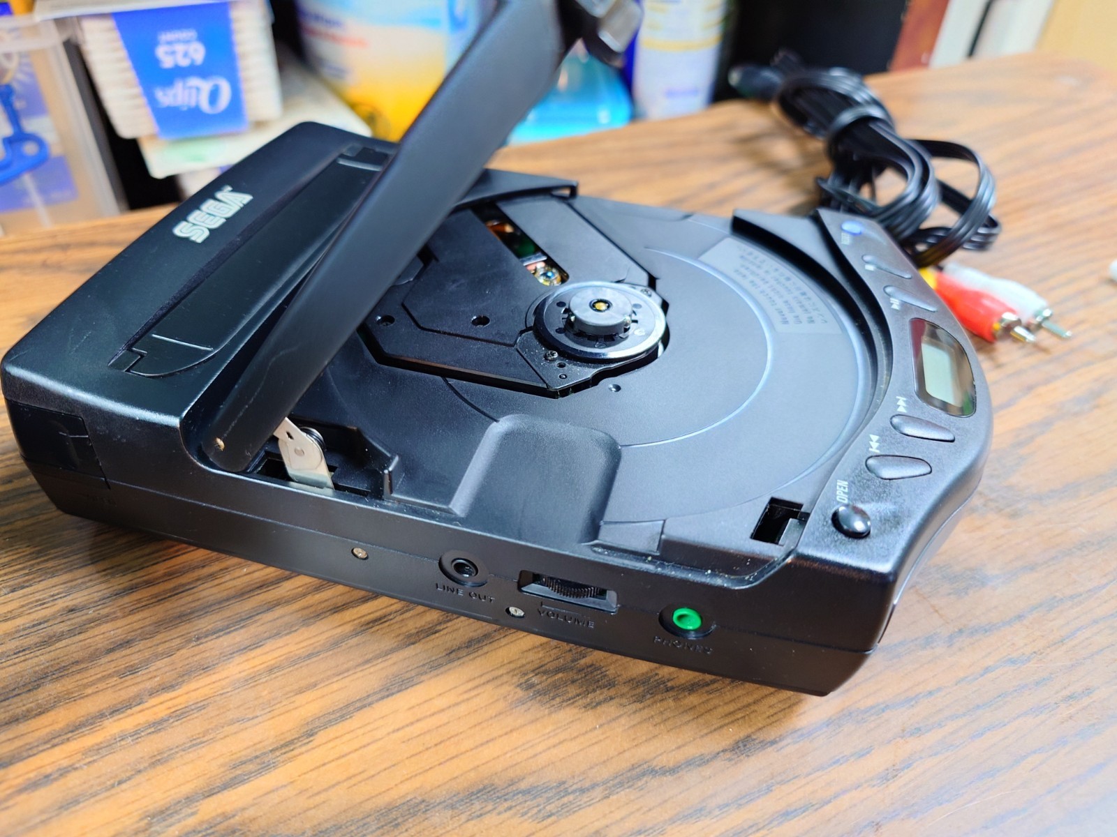 SEGA Genesis CDX Console Black CD-ROM Compatible Headphone Jack NTSC 1994