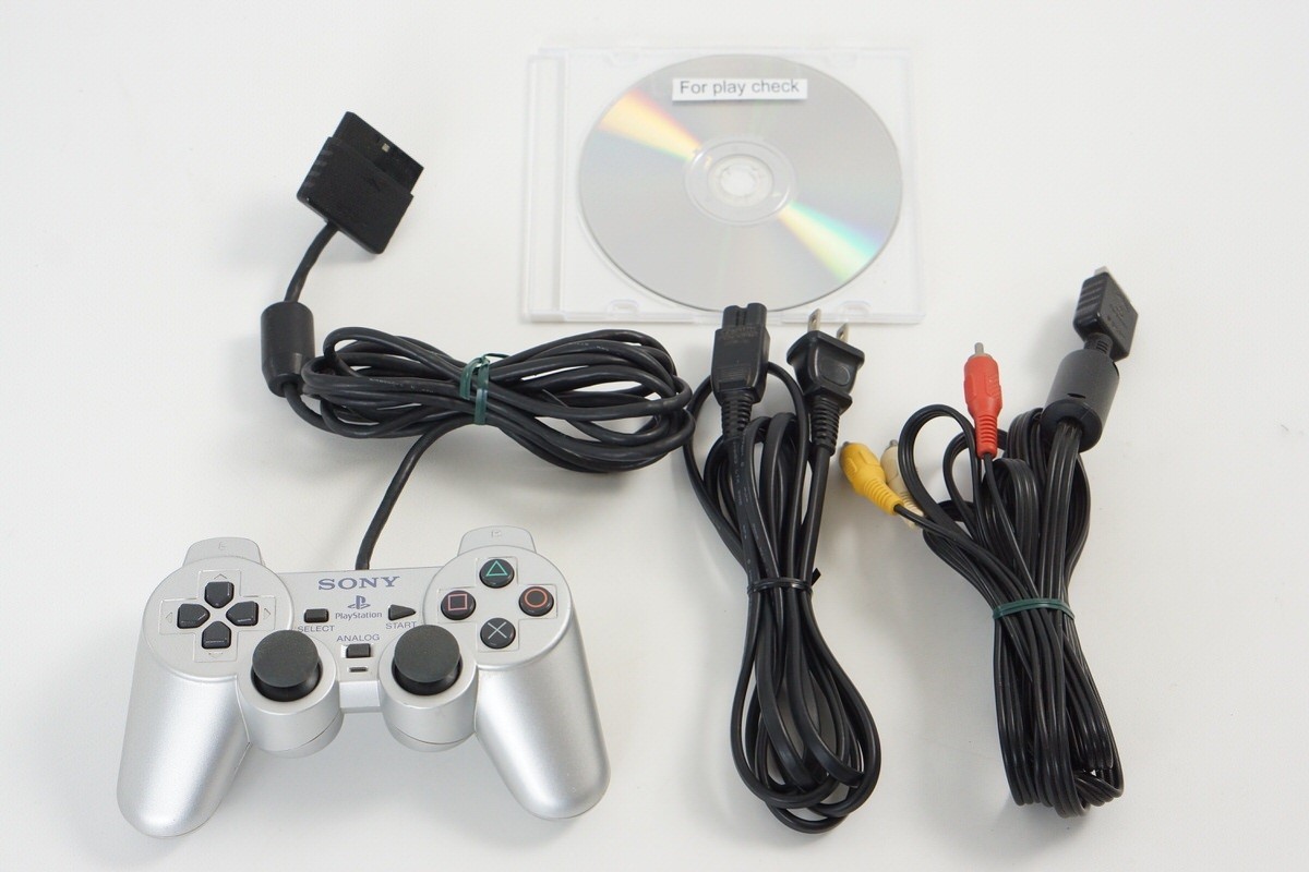 PS2 SILVER Console System Made in japan SCPH-39000 S NTSC-J Playstation 2 3805
