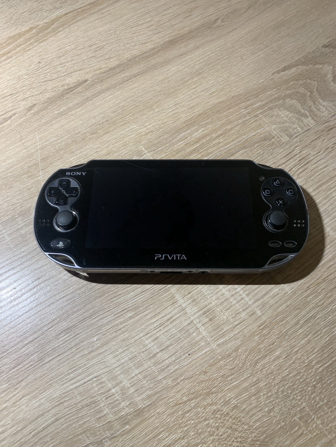 1234 PlayStation PS Vita PCH-1100 Crystal Black Normal TESTED
