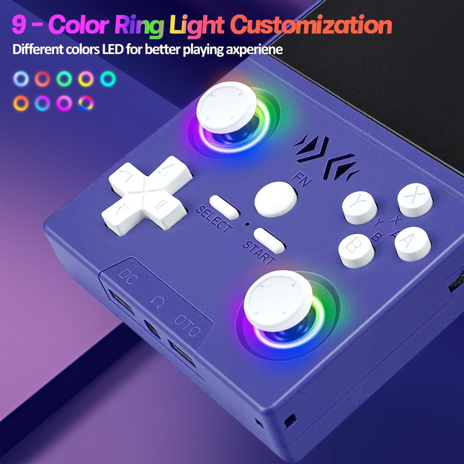 XF40V Retro Handheld Game Console, Retro Gaming Console 4.0” IPS Screen Linu…