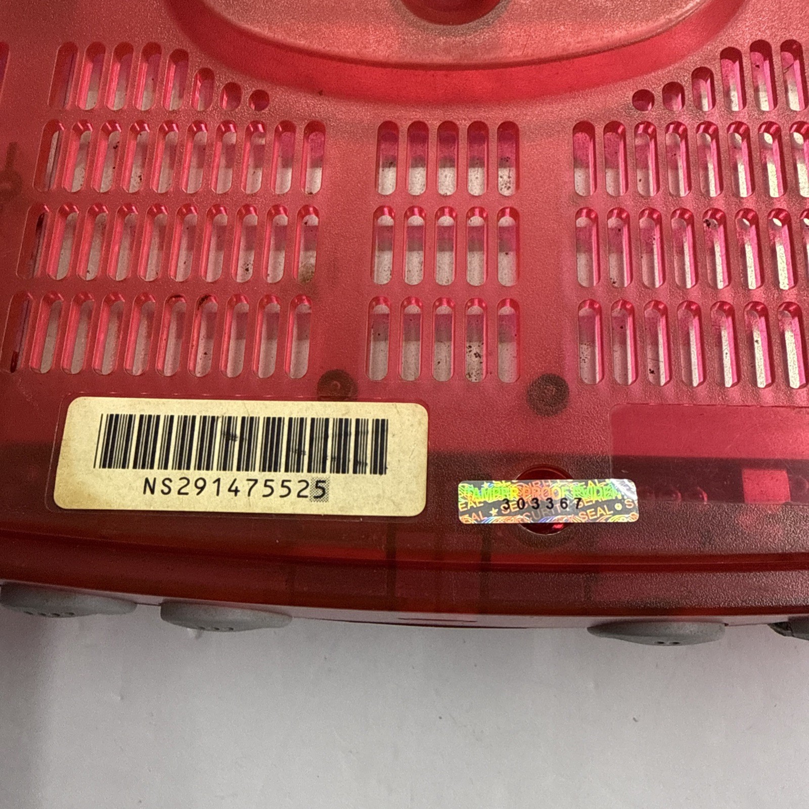 N64 – Nintendo 64 Watermelon Red Console Tested Working Chipped Port 2943