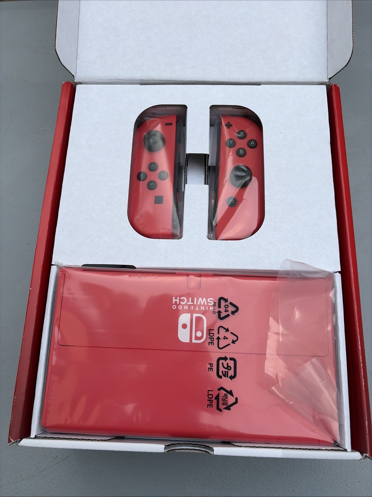 Open Box Nintendo Switch (OLED Model) Mario Red Edition 64GB Console Japan