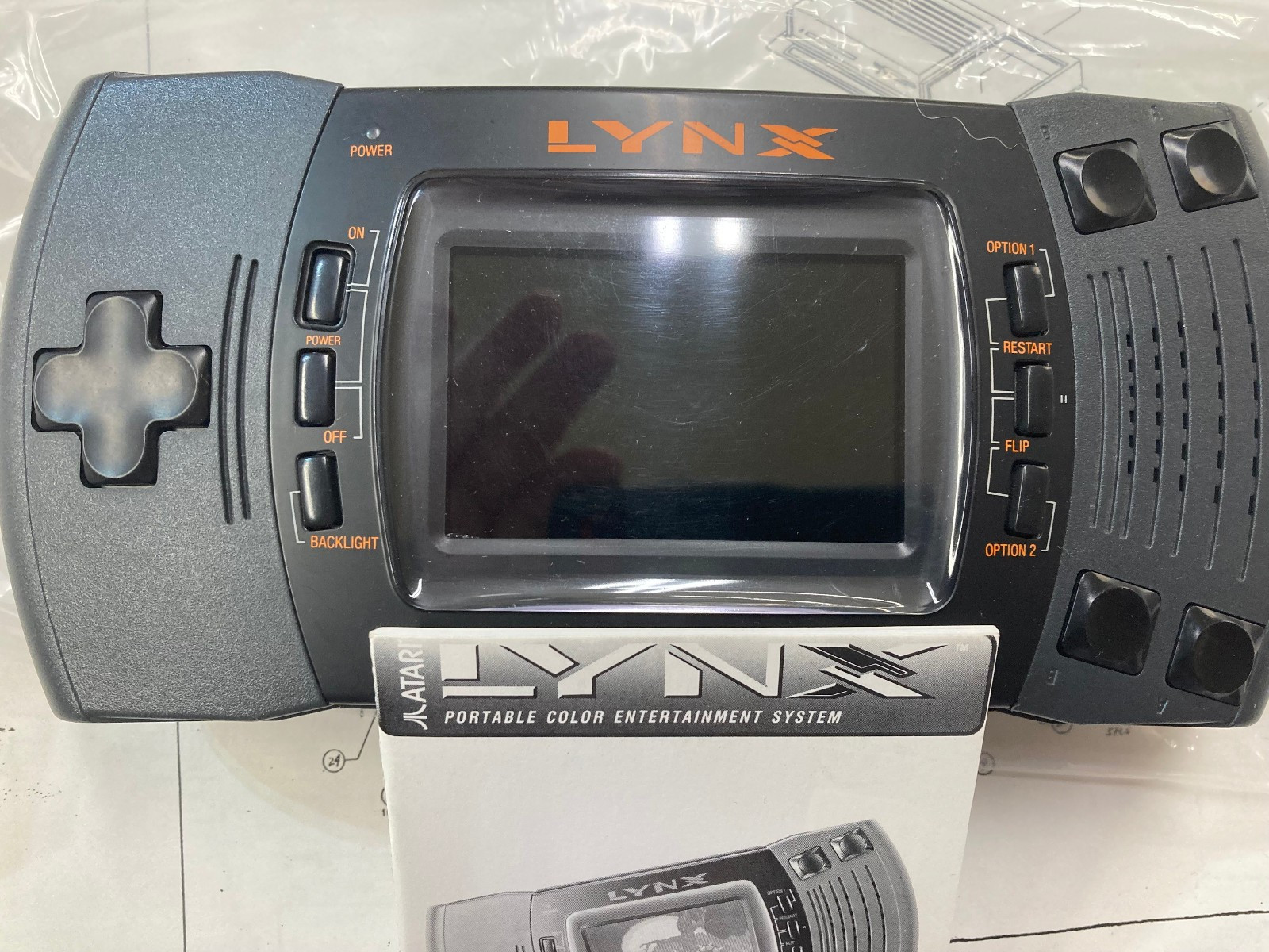 Atari Lynx II Handheld Game System WITH MANUAL NO BOX, B CONDITION PAG-0401