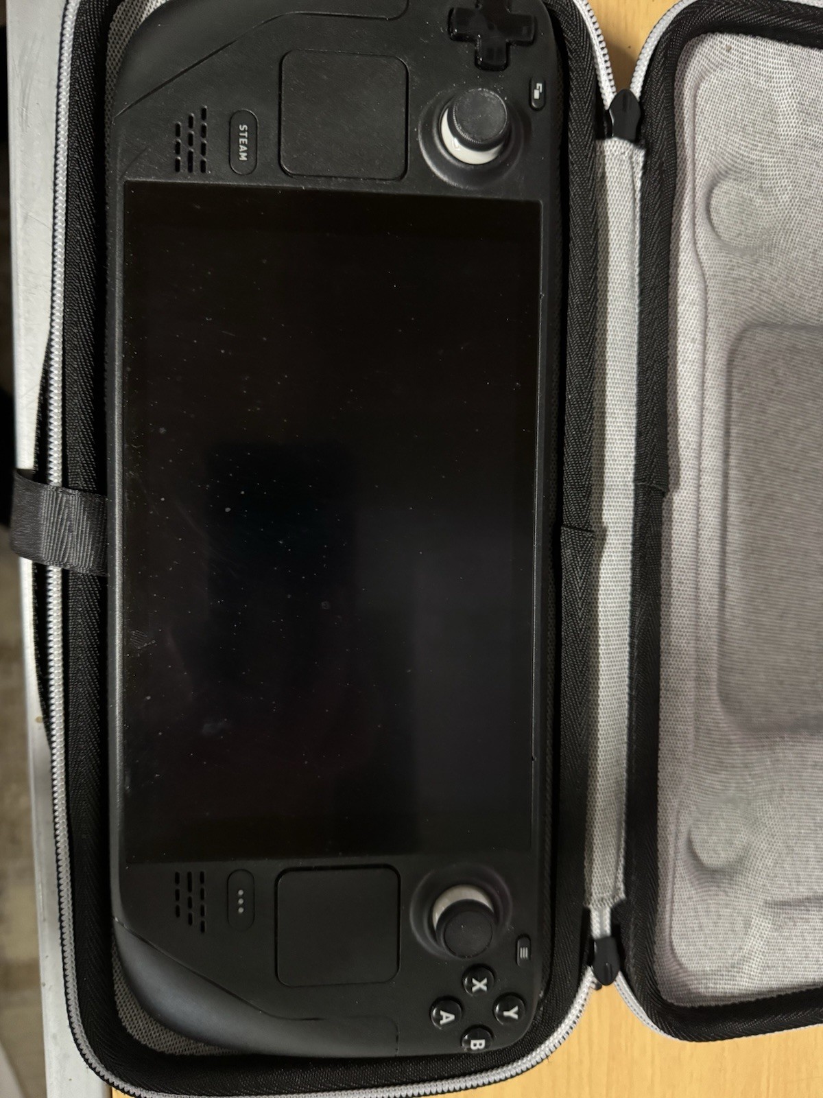Valve Steam Deck Handheld Console 512GB, Black, with Charger and Case