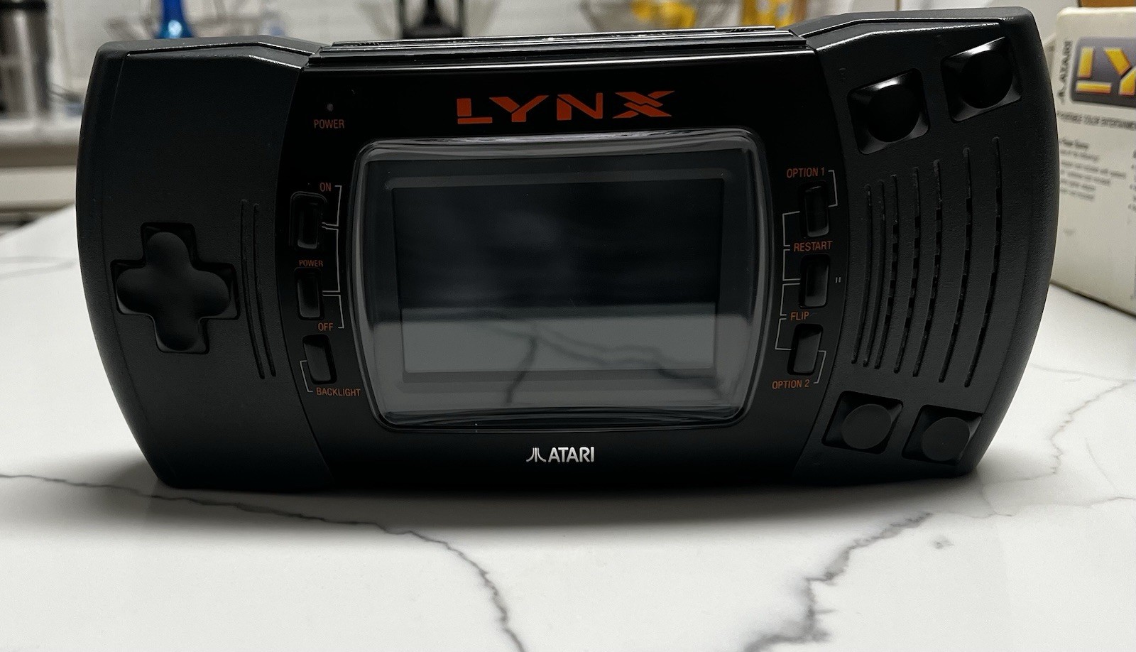 Atari Lynx II handheld video game system console Tested w/box and 4 Games