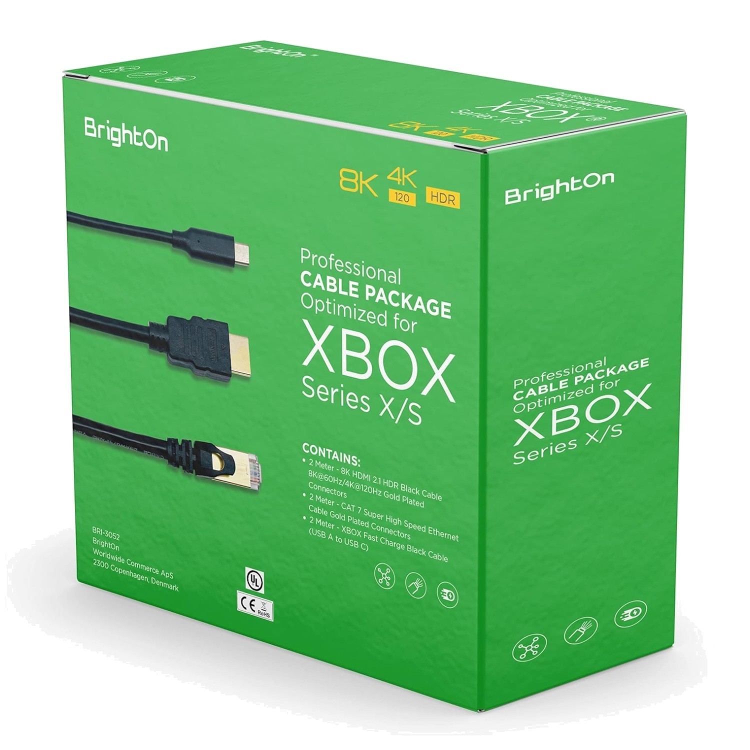 Optimized Cable Package Compatible with Xbox Serie