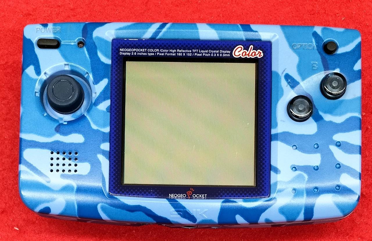 NEOGEO POCKET COLOR Camouflage Blue Model NEOGEO POCKET COLOR SNK