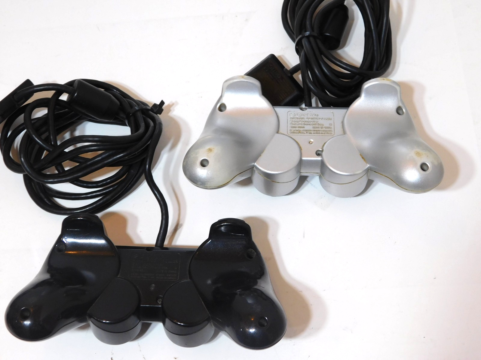 Sony Slim Silver PS2 Complete/Tested 2 Controllers OEM Accessories Original Box