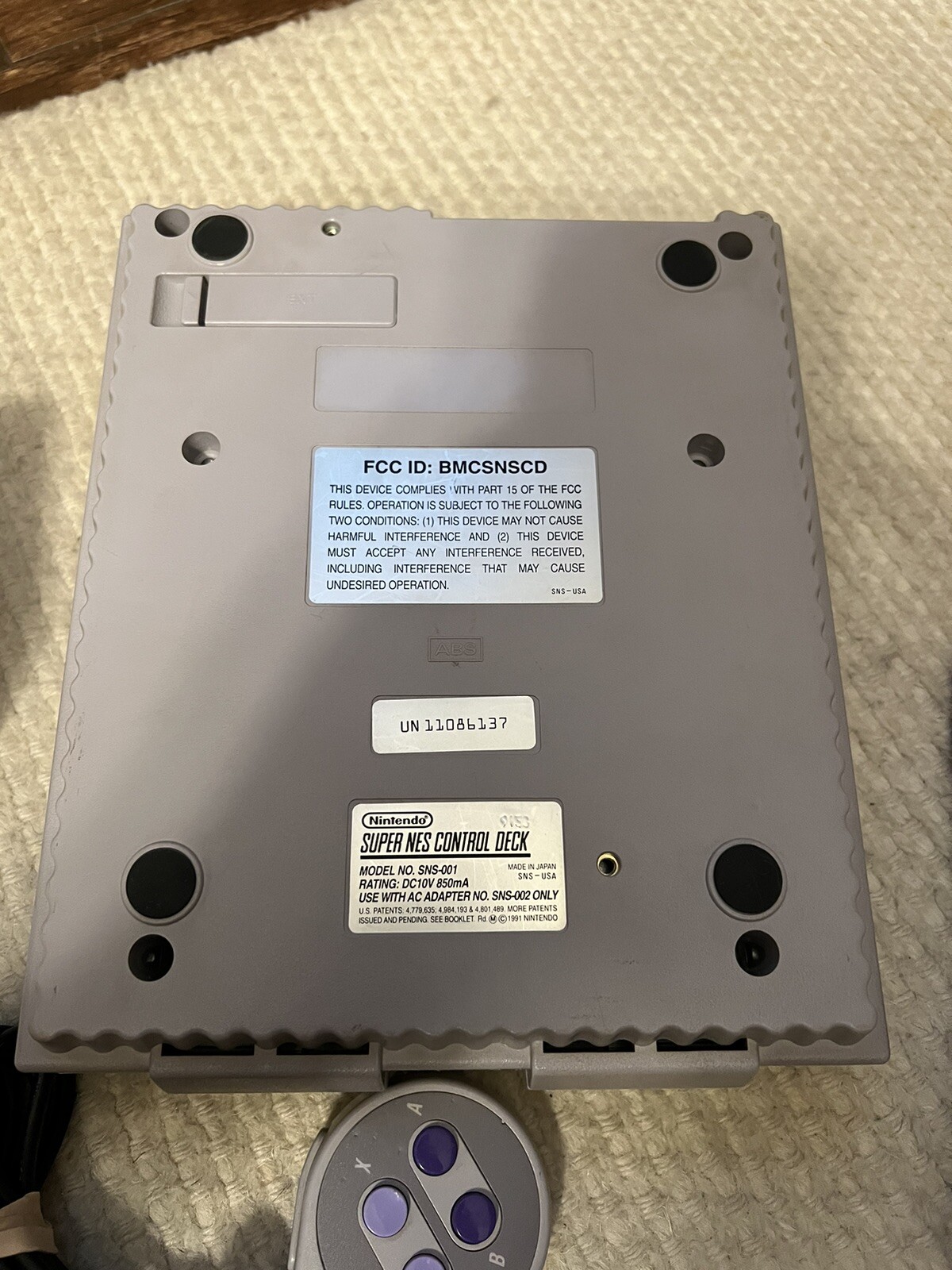 Super Nintendo Console Tested And Works See Photos Read Description
