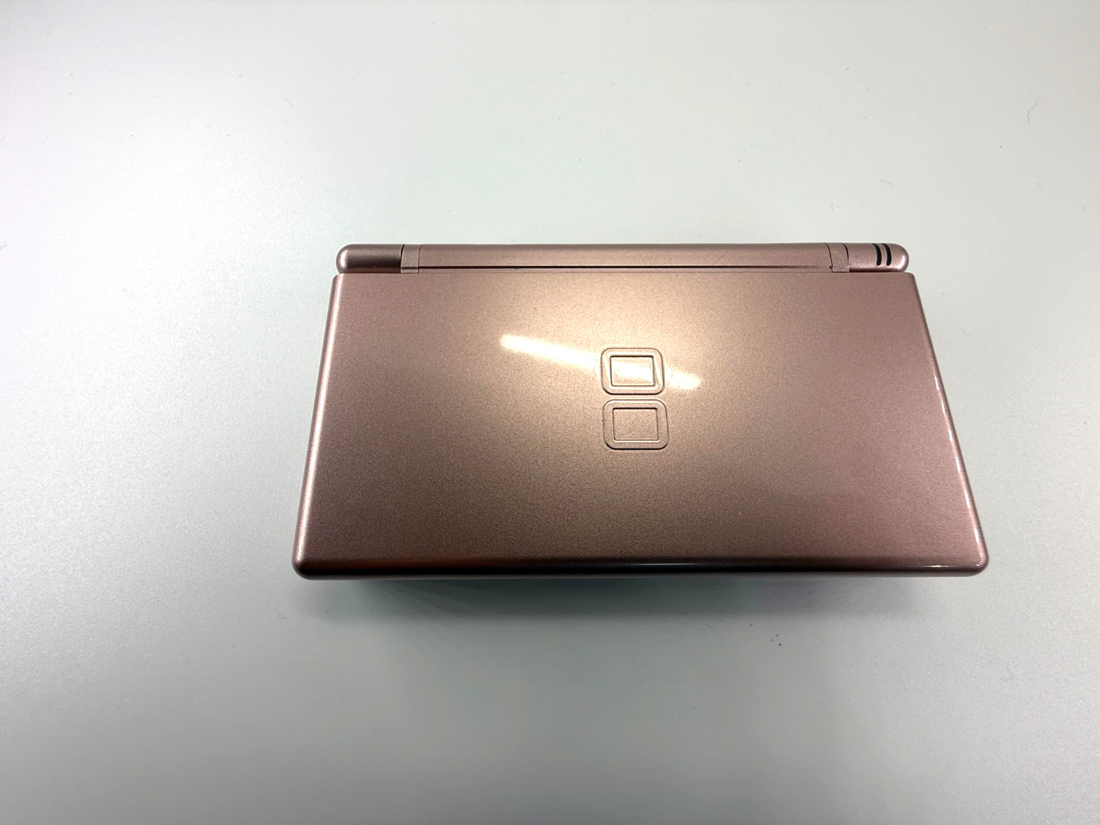Nintendo DS Lite Metallic Rose Pink Bundle 4 Games USB Charger Tested Japan