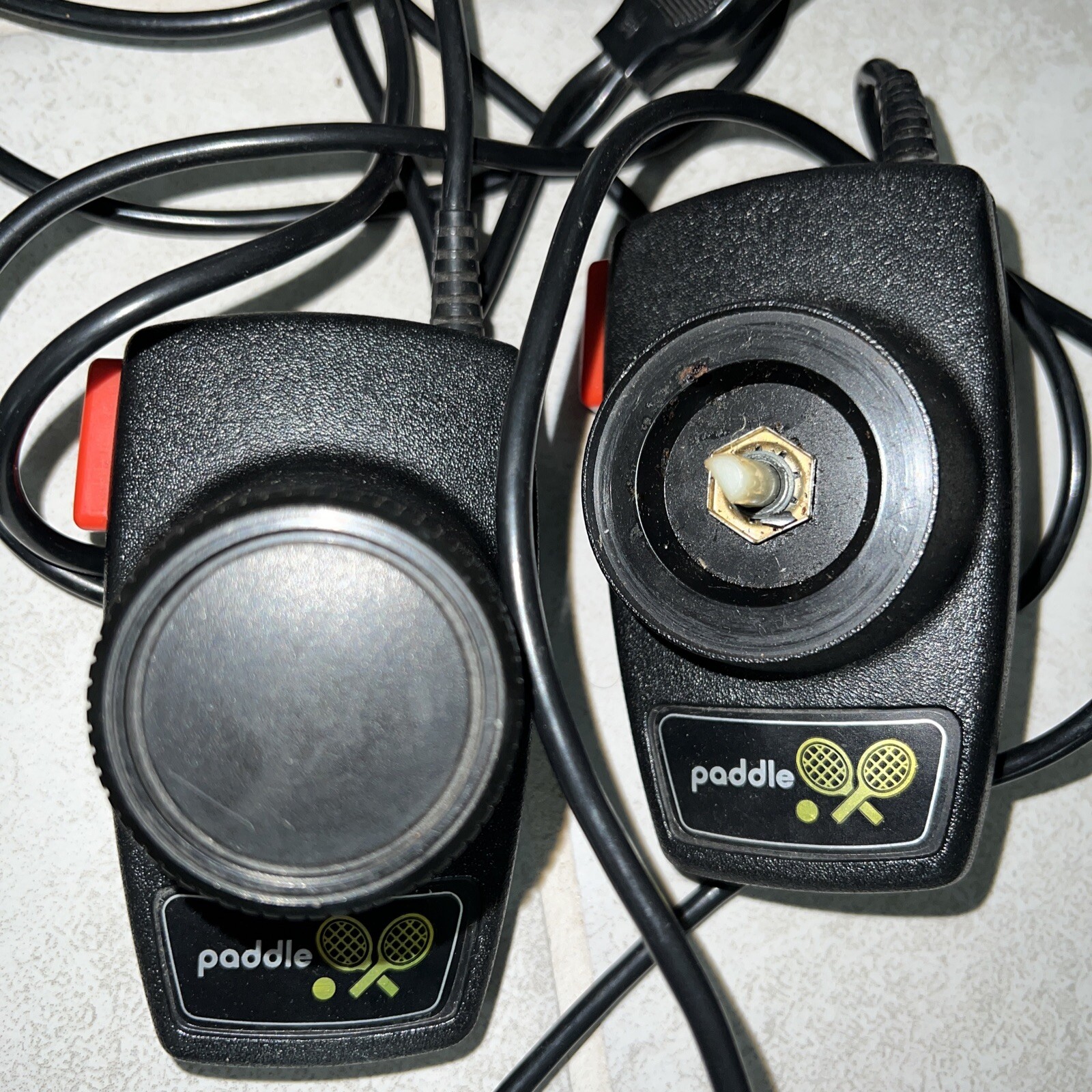 Atari (CX 2600 A) Video Game Console, 2 Controllers, 4 Games Read