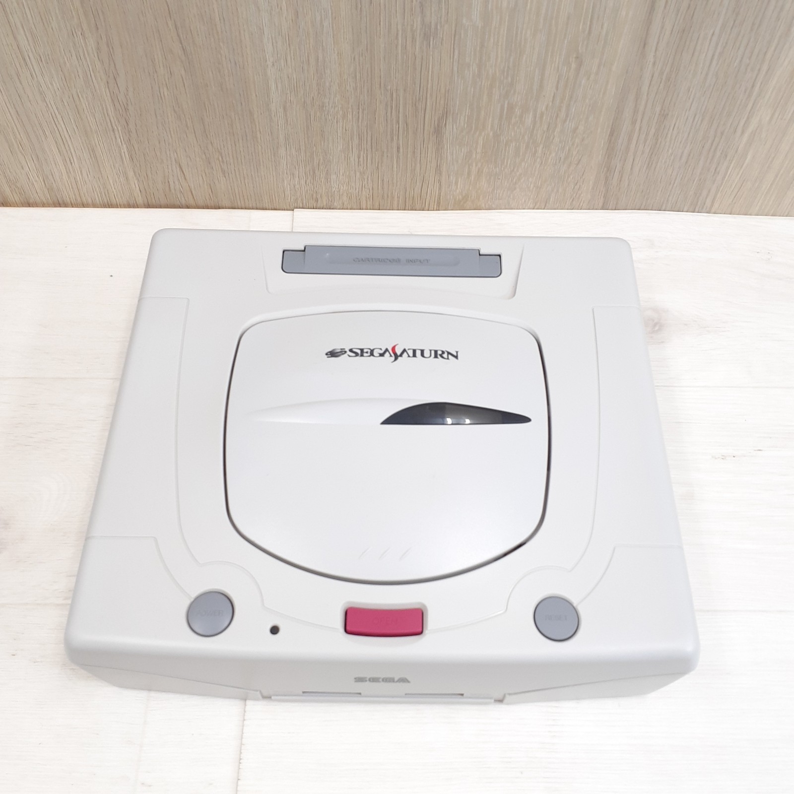 Sega Saturn console white bundle with 5 Games & 2 controllers Japanese System