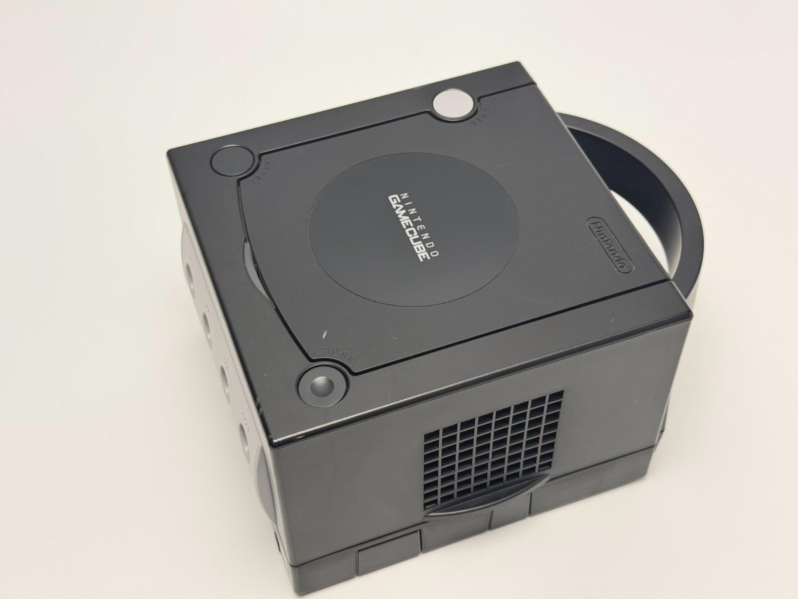 Nintendo GameCube System Jet/Black Bundle w/Paper Mario * Tested *
