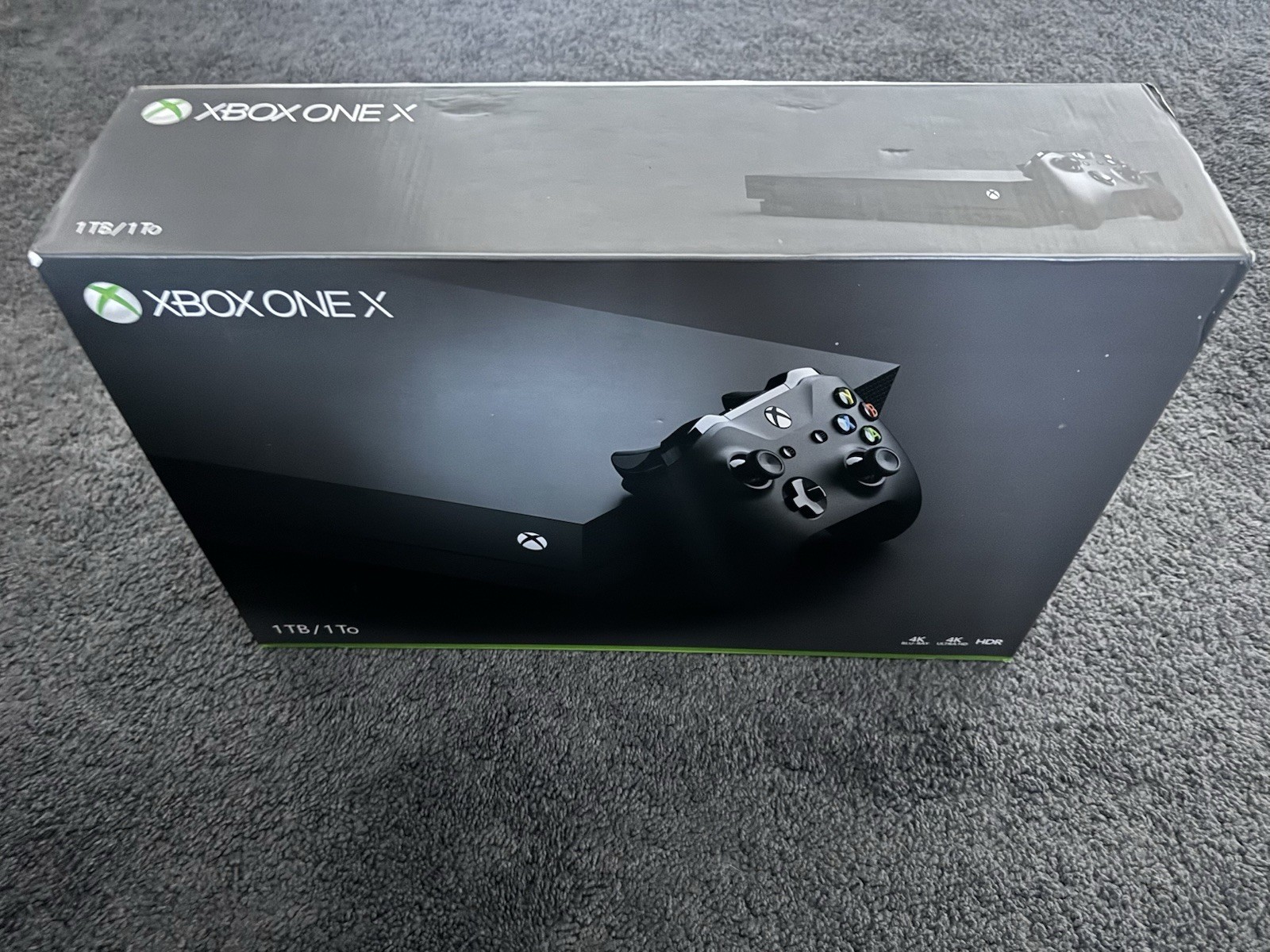Microsoft Xbox One X Black Console 1TB with Original Box