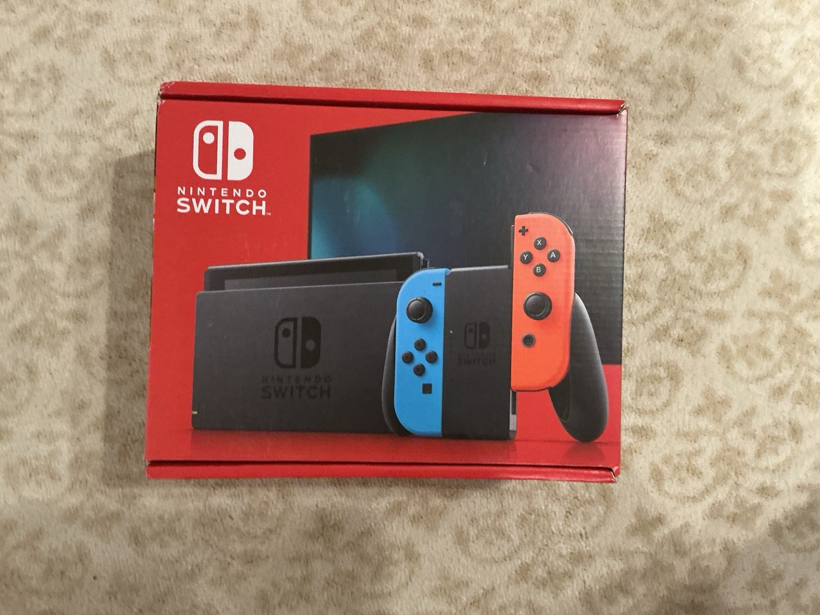 Nintendo Switch 32GB Gray Console with Neon Red and Neon Blue Joy-Con