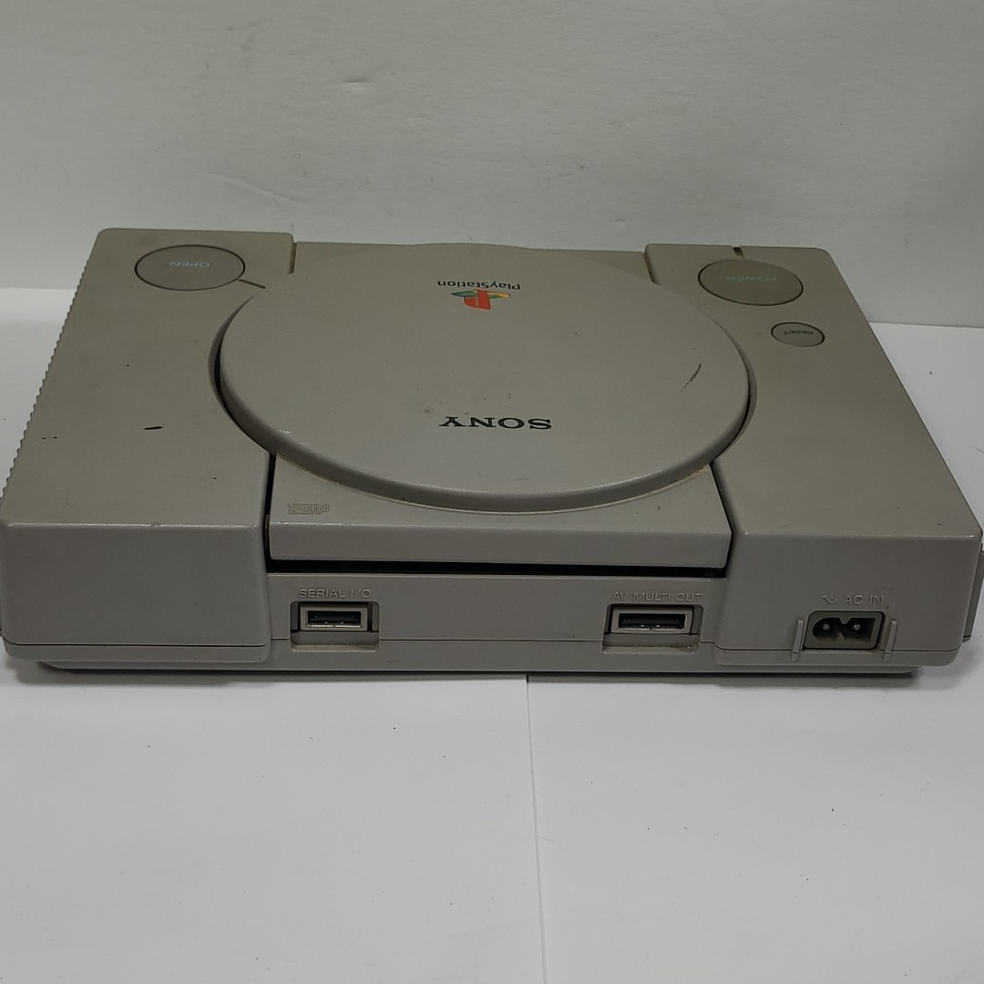 READ Sony PlayStation 1 Gray Console Only. Eject Button Sticks