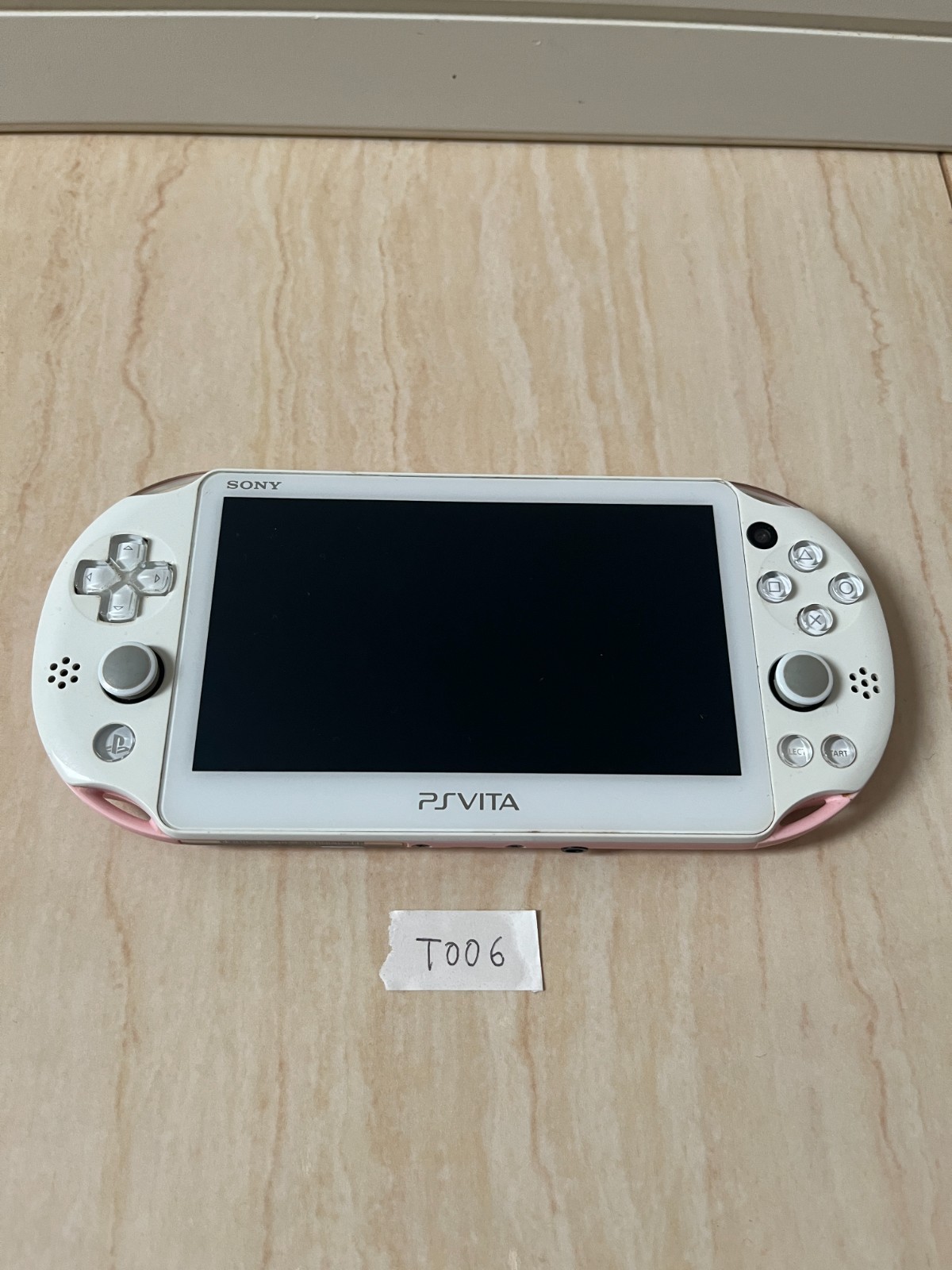 Excellent PS Vita Light Pink White PCH 2000 ZA19 Console only PSV Slim T006