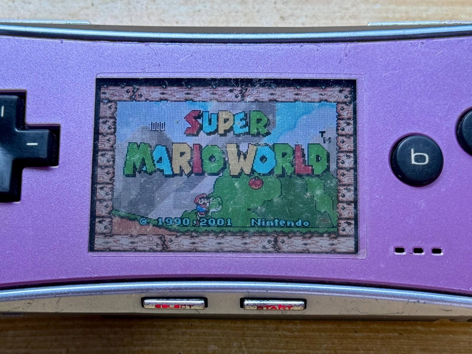 Nintendo Gameboy Micro OXY-001 Pearl Lavender Purple Handheld System Console