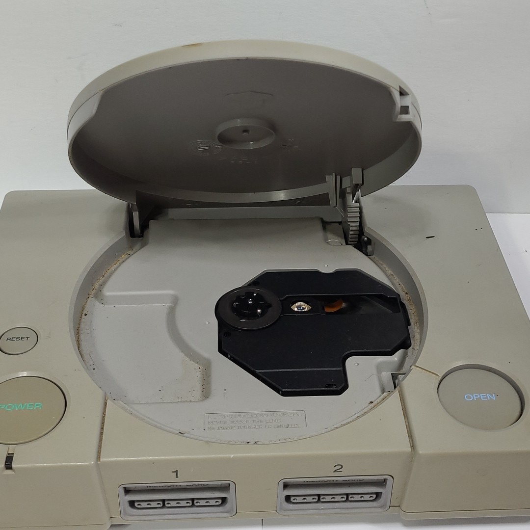 READ Sony PlayStation 1 Gray Console Only. Eject Button Sticks