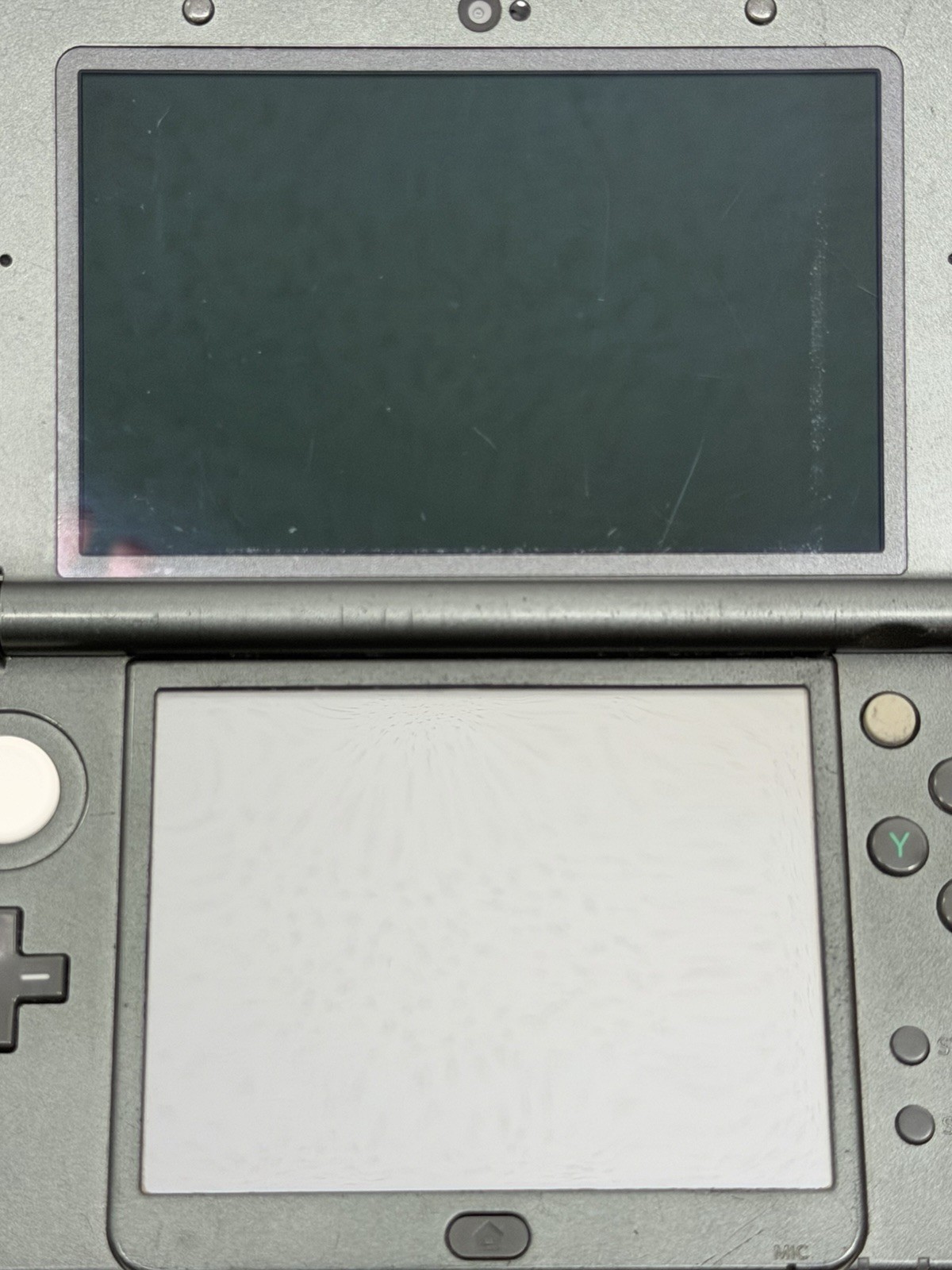 Nintendo NEW 3DS LL XL Gray Console w/ Charging Cable & Stylus Region Free
