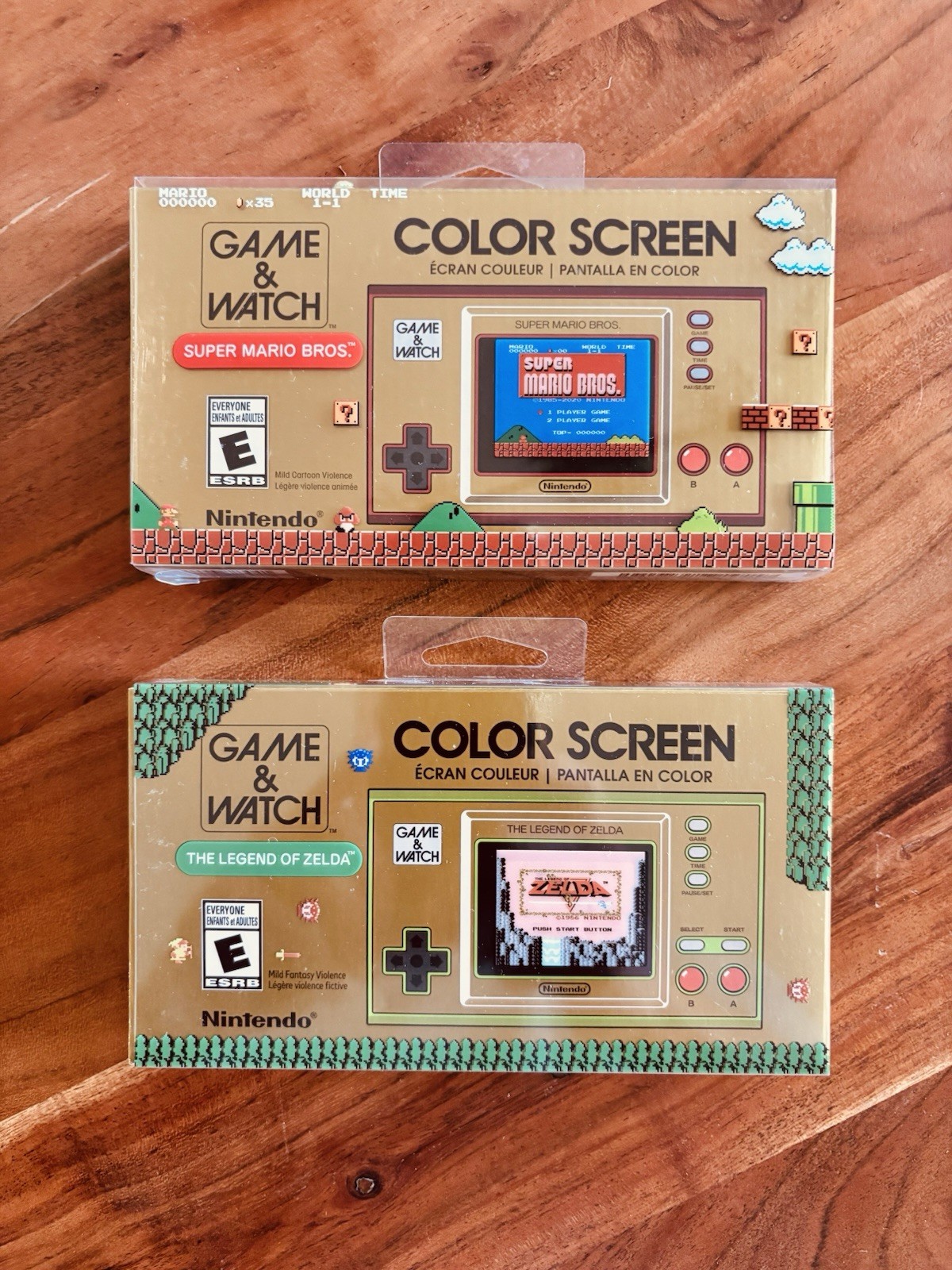 Nintendo Game & Watch Color Screen Legend Of Zelda + Super Mario Bros | NEW