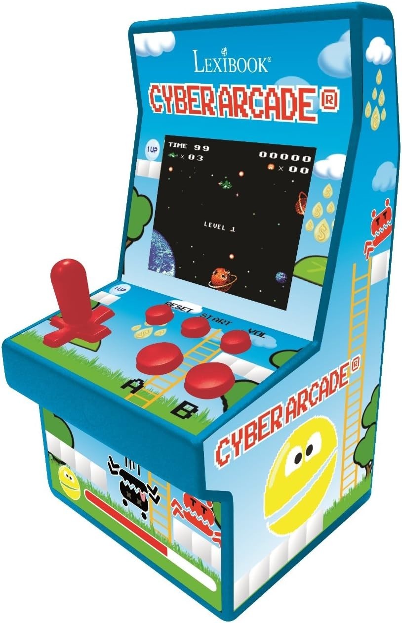 Portable Retro Gaming Console with LCD Screen: 200 Classics for On-the-Go Fun