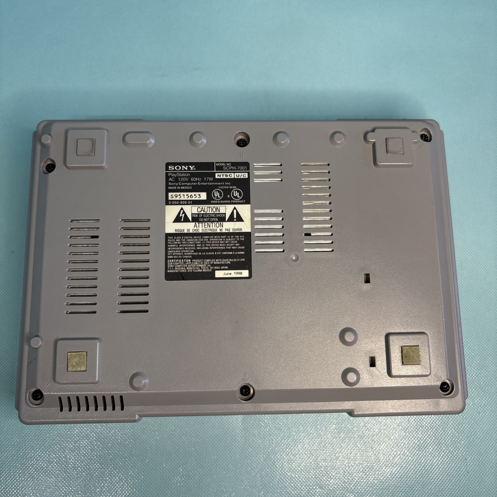 Sony PS1 PlayStation 1 System Console SCPH-7001 – TESTED WORKS