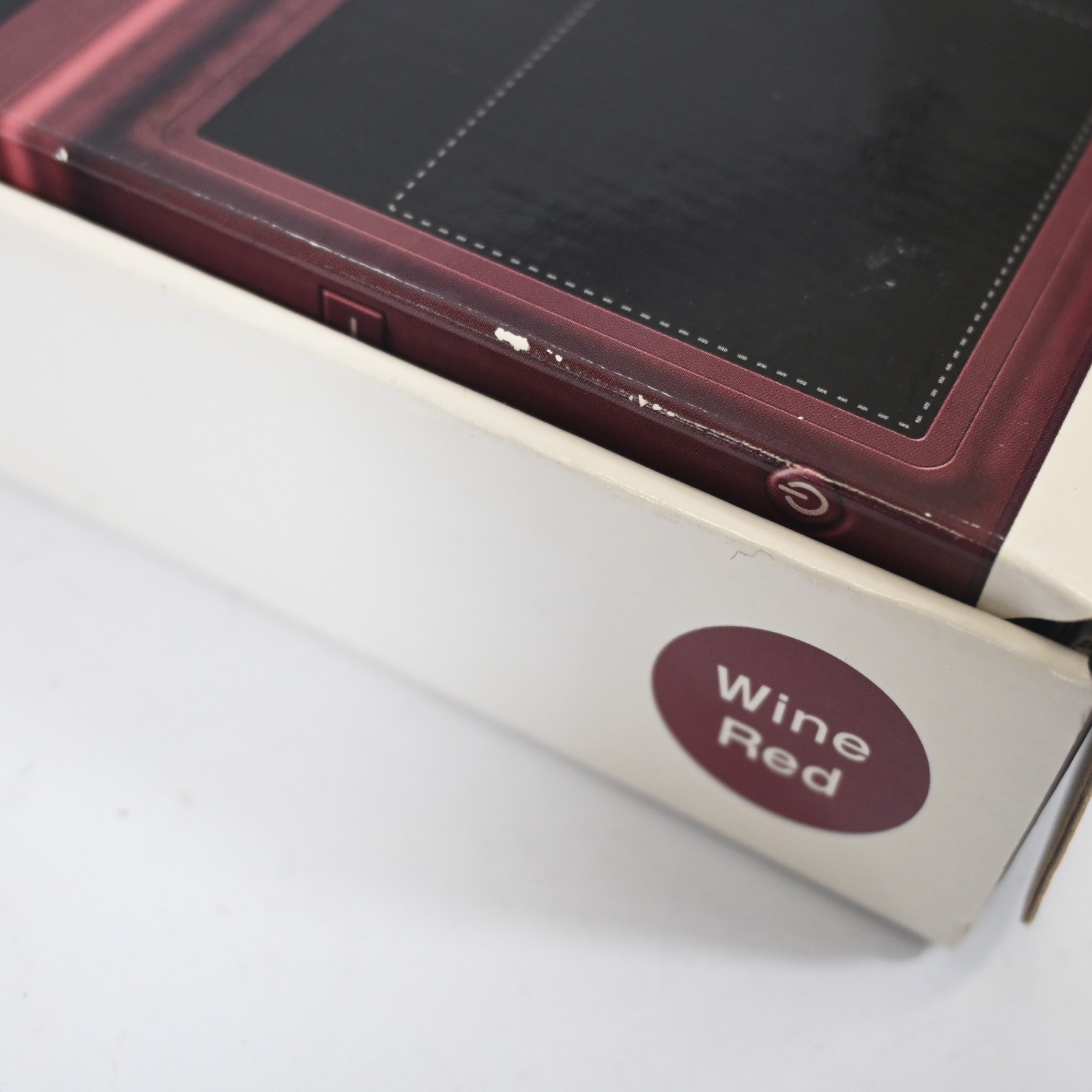Nintendo DSi LL Wine Red Console Complete Set Tested NTSC-J Japan