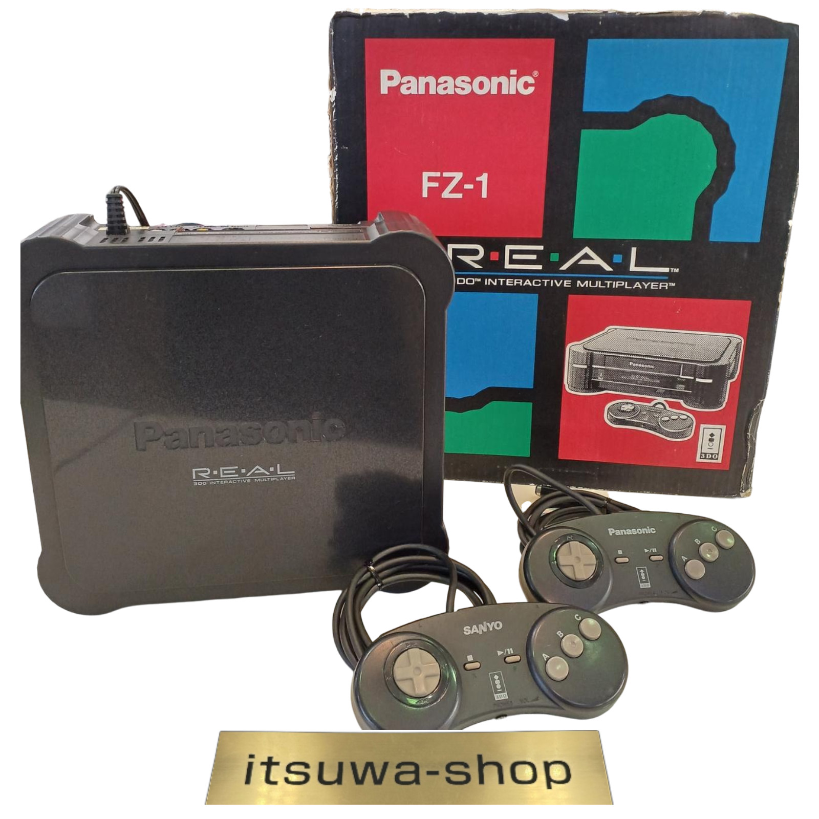 Panasonic 3DO REAL FZ-1 Console System NTSC-J controller Working w/BOX