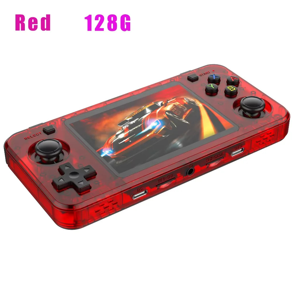 R36H ARKOS Retro Handheld Game Console Portable 64G 128G Pocket Video Player 3.5