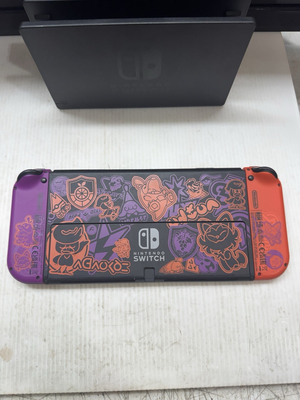 Nintendo Switch OLED Pokémon Scarlet & Violet Edition Console Wi-Fi HDMI USB-C