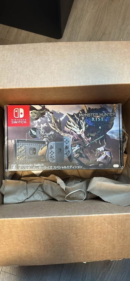 Nintendo Switch Monster Hunter Rise Special Edition Console US Seller Open Box