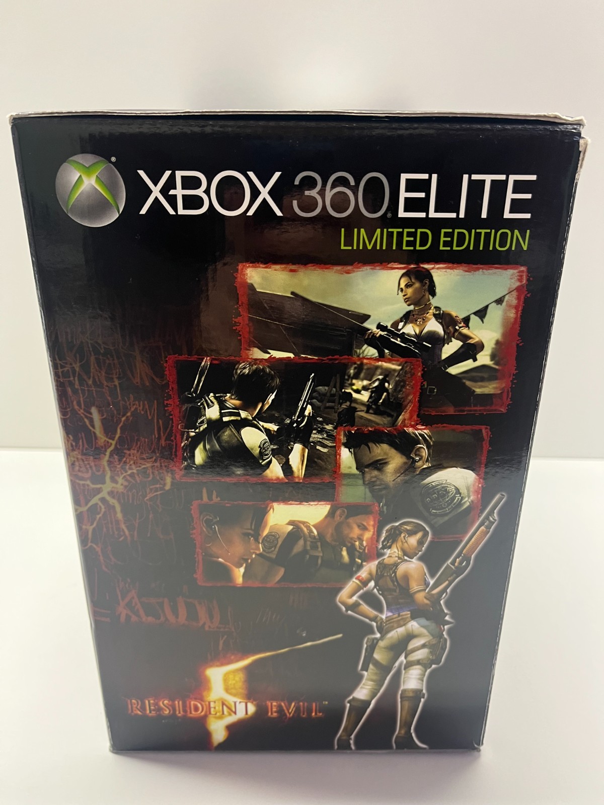 MICROSOFT XBOX 360 ELITE RESIDENT EVIL 5 EDITION 120GB RED CONSOLE NEW SEALED