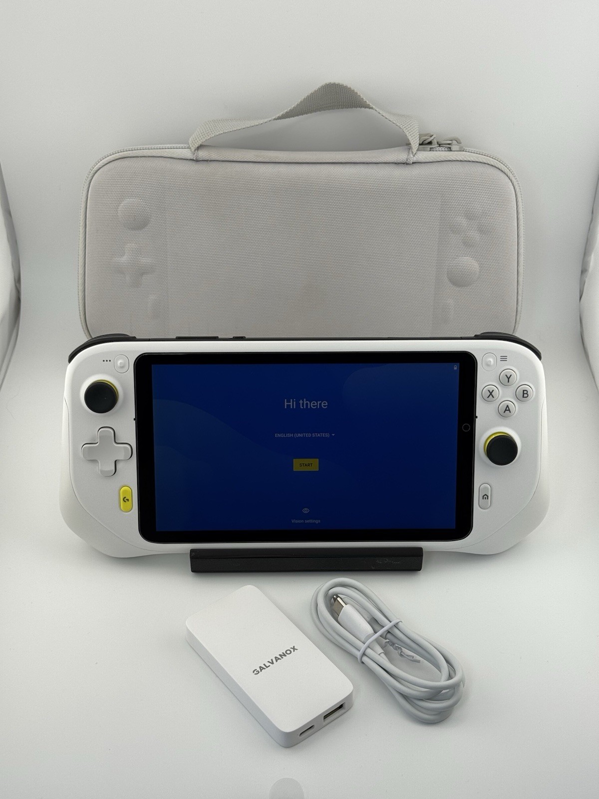 Logitech G Cloud Gaming Handheld 64GB White w/ Case Charger Cable Tested