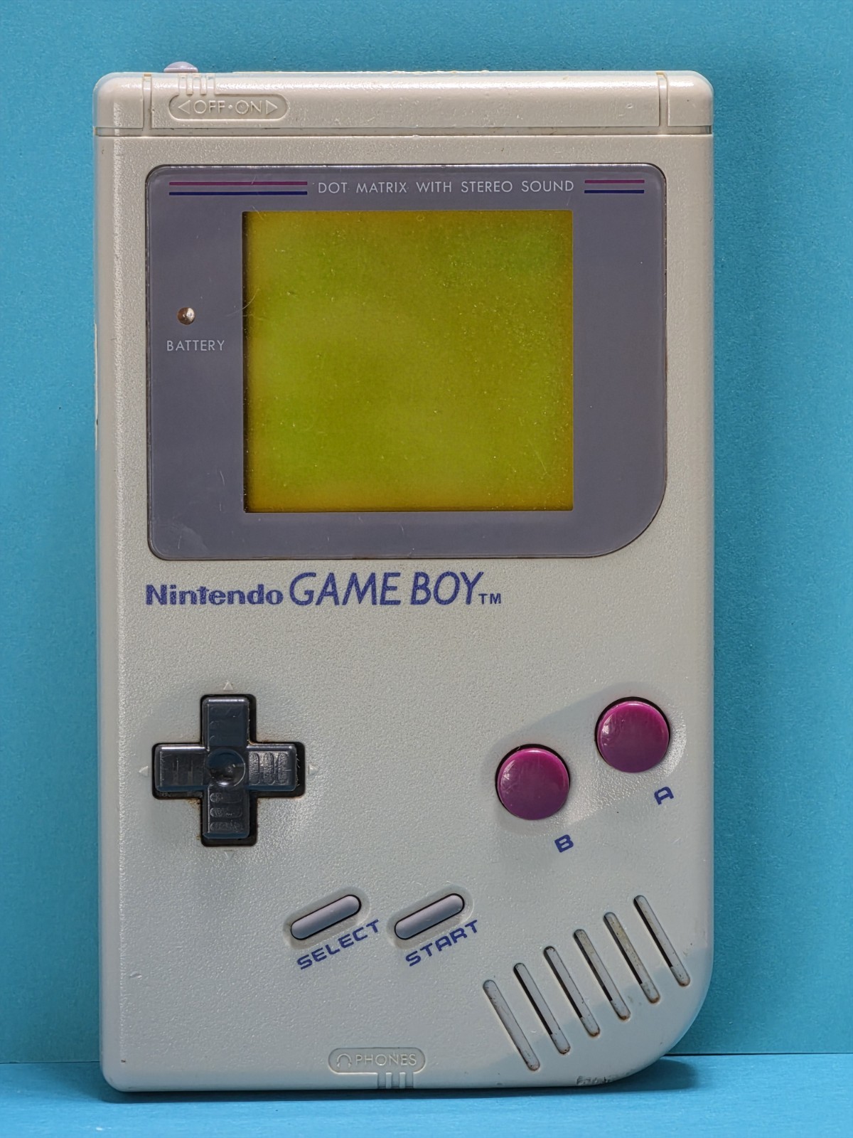Vintage Nintendo Gameboy Console Bundle DMG-01 First Edition 1989 *As Is*