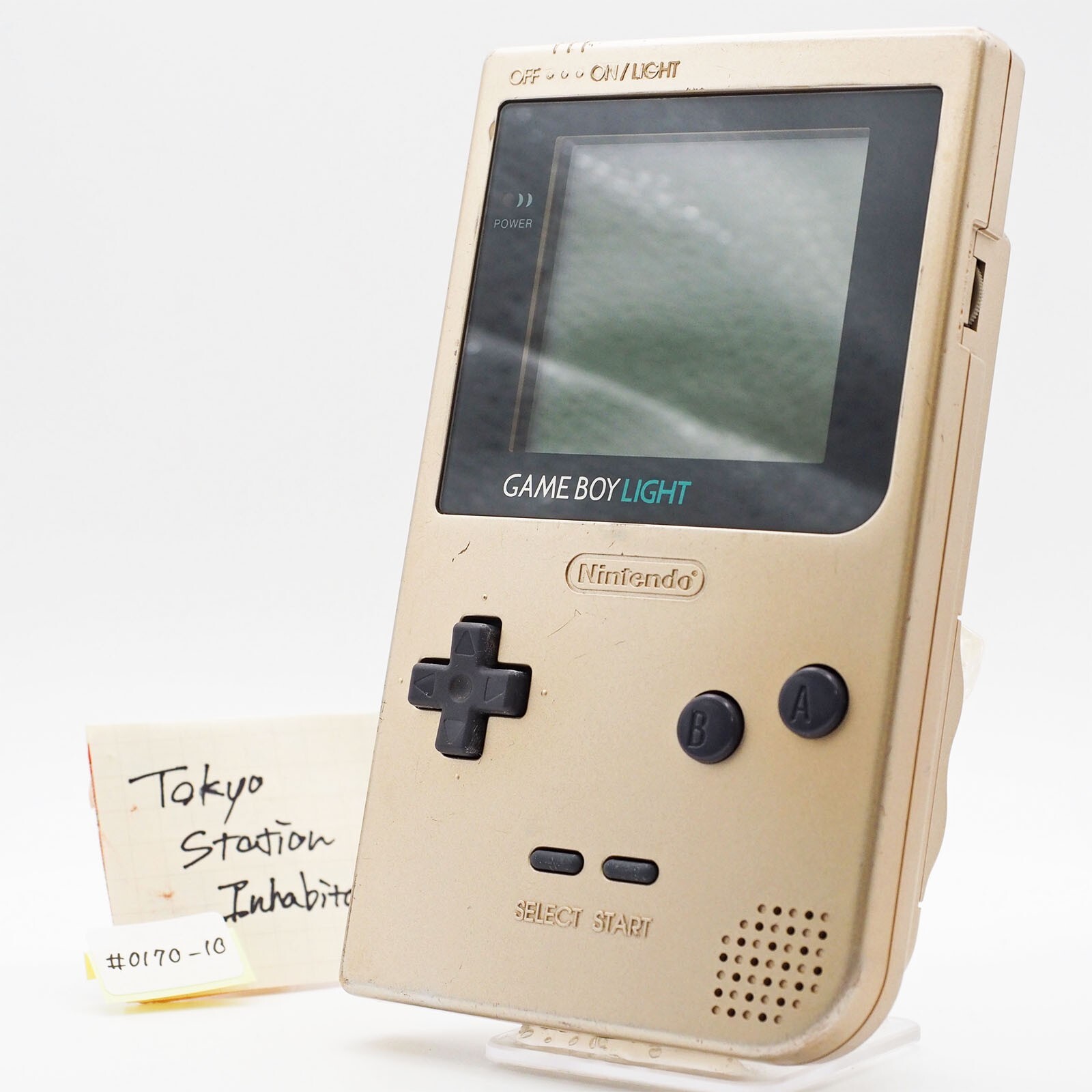 Nintendo Game Boy Light GOLD Console MGB-101 WORKING CLEANED MAINTAINED #0170_10