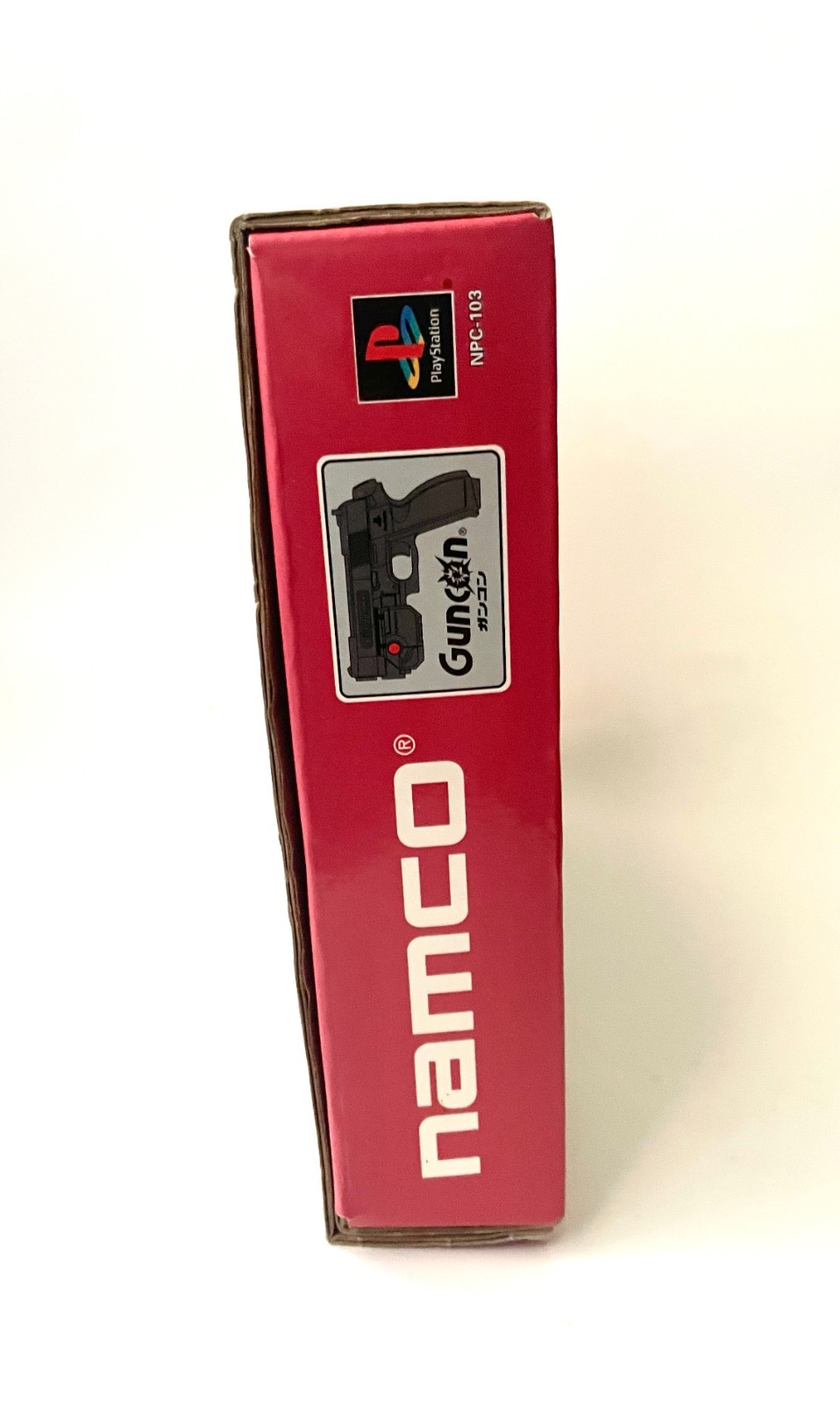 Namco GunCon NPC-103 + Time Crisis PS1 SLPS-00635 Light Gun Controller Set Japan