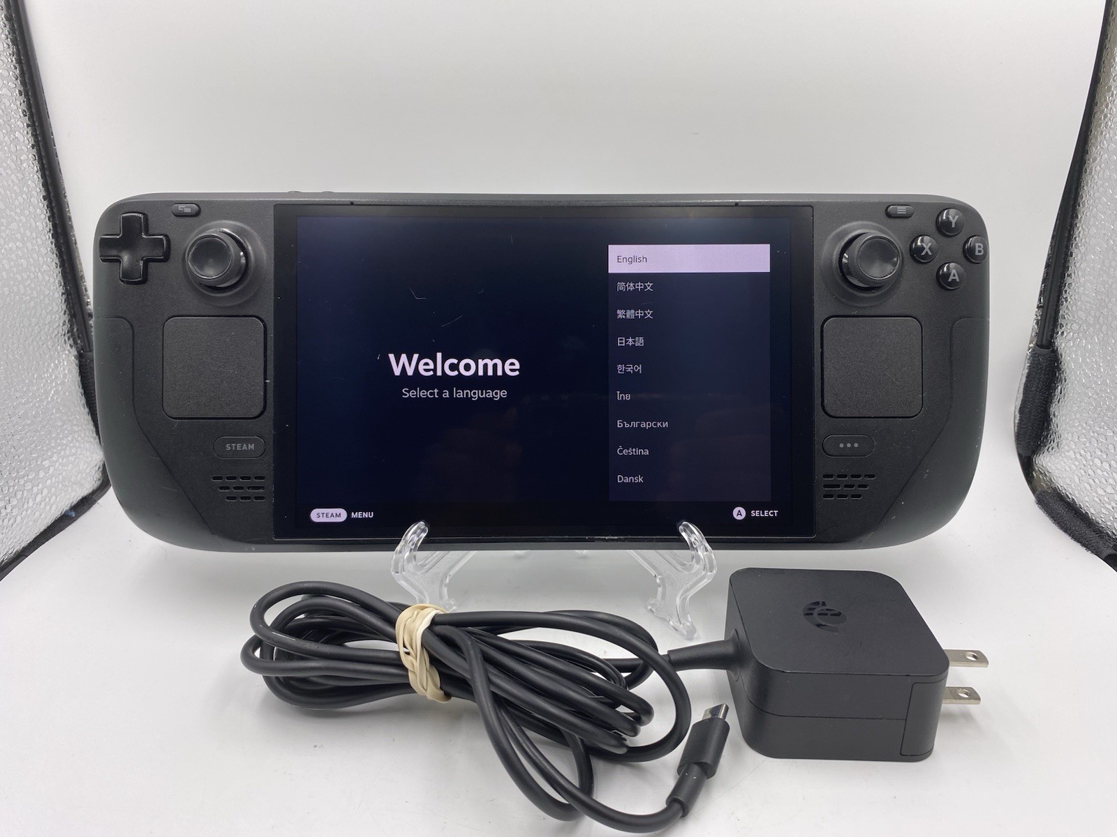 Valve Steam Deck 1030 OLED Model 1TB Handheld Gaming Console W/OEM Charger.