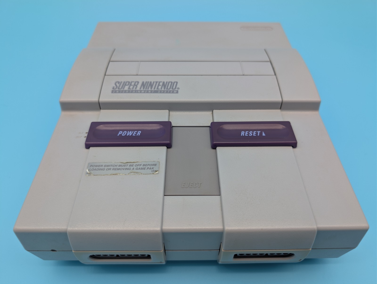 Super Nintendo Entertainment System SNS-001 Bundle with Tetris Attack – Tested