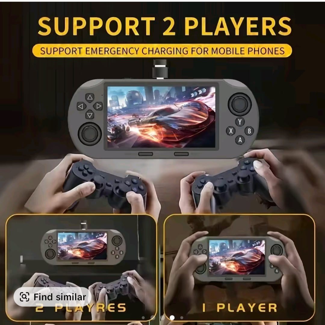 SF 3000 Retro Handheld Games Console With 4.5 Inch I P S Screen 3000mAh 16GB