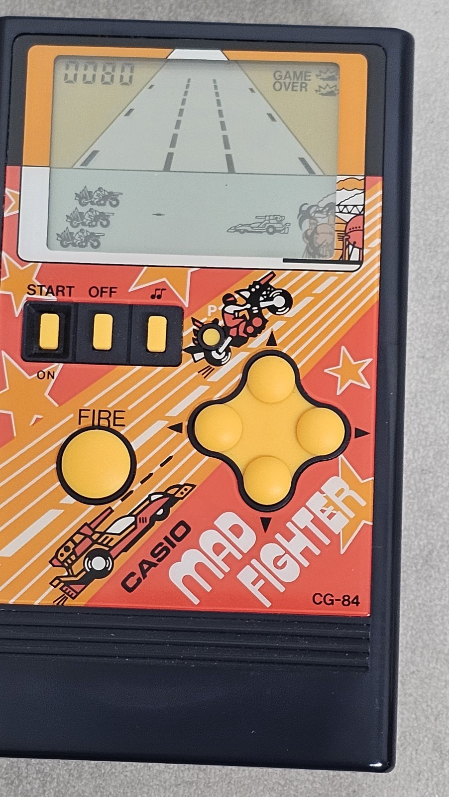 Casio Electronic Game Mad Fighter CG-84 Mint