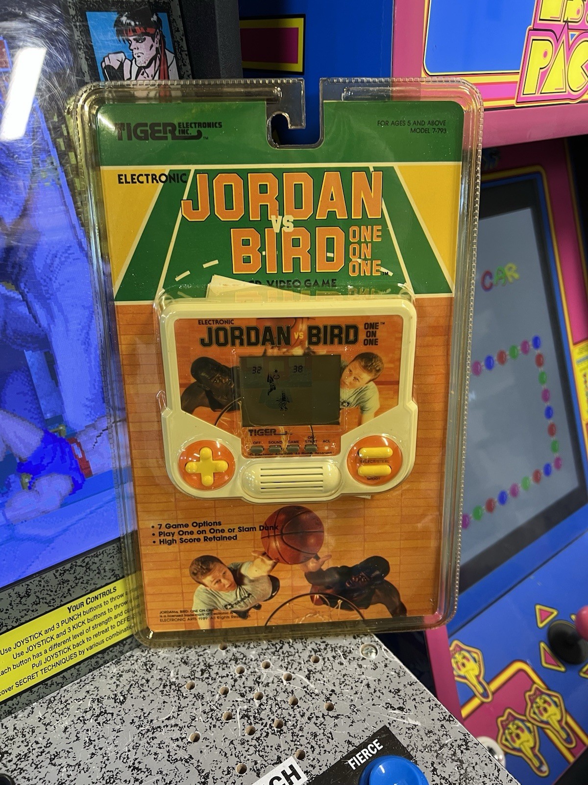 1989 Tiger Electronics Jordan vs. Bird One on One LCD Video Game SEALED *READ*