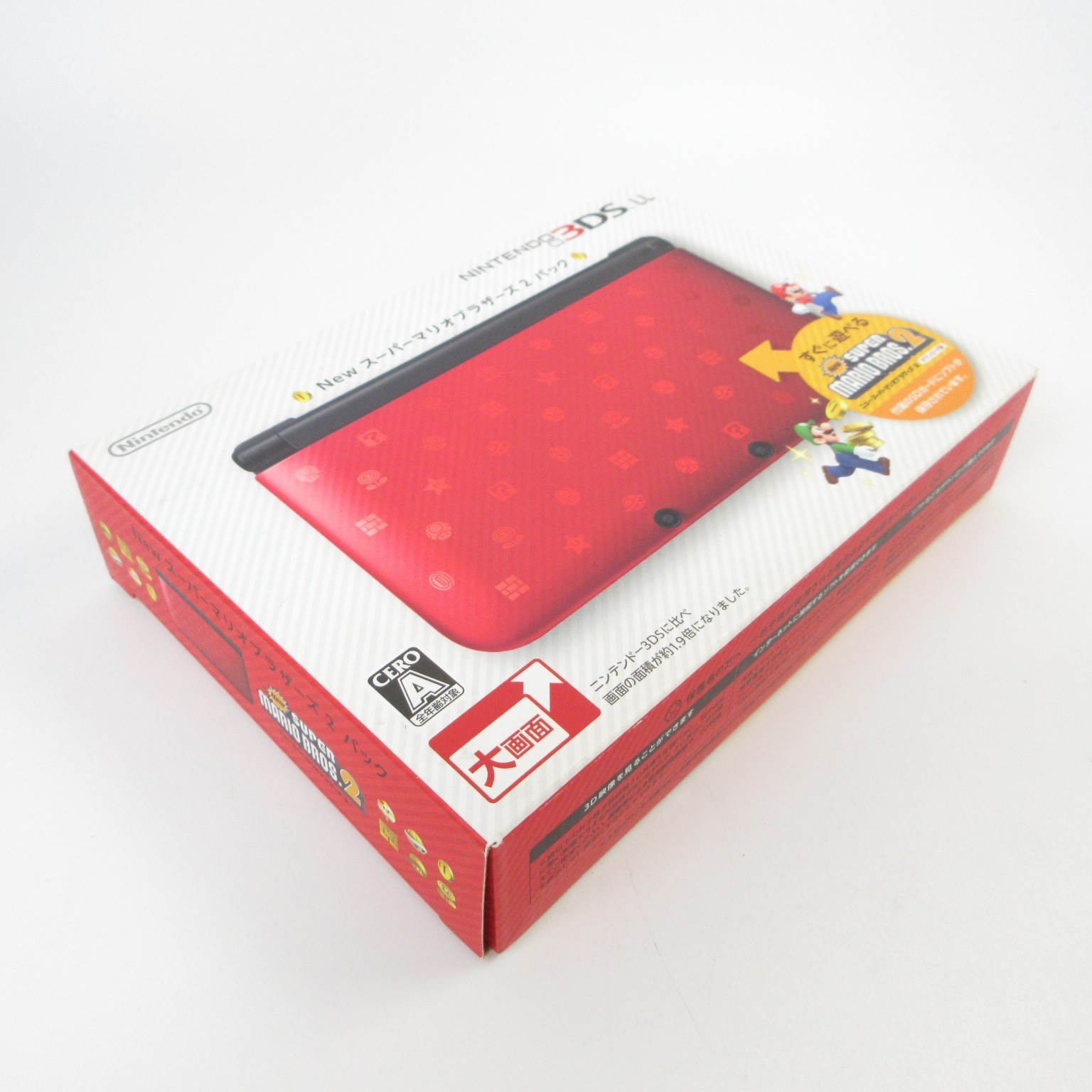 【Mint】Nintendo 3DS LL XL Super Mario Console Japanese Edition #NET0412/05