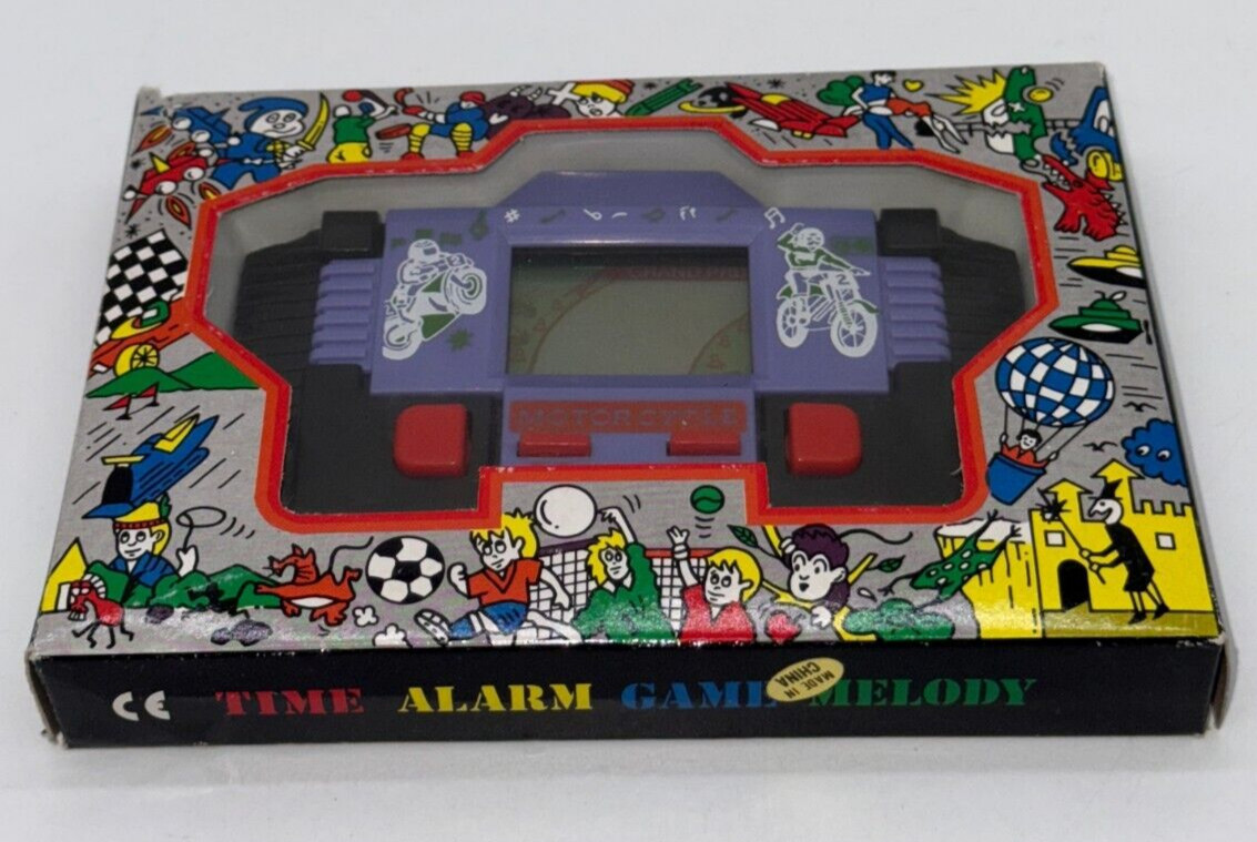 MOTORCYCLE – LCD Game & Watch Portable Console – 1990’s – GRAND PRIX VARIANT #2