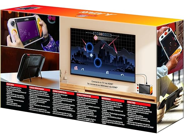 MY ARCADE ATARI GAMESTATION GO RECHARGEABLE BATTERY OVER 200+ PRELOADED